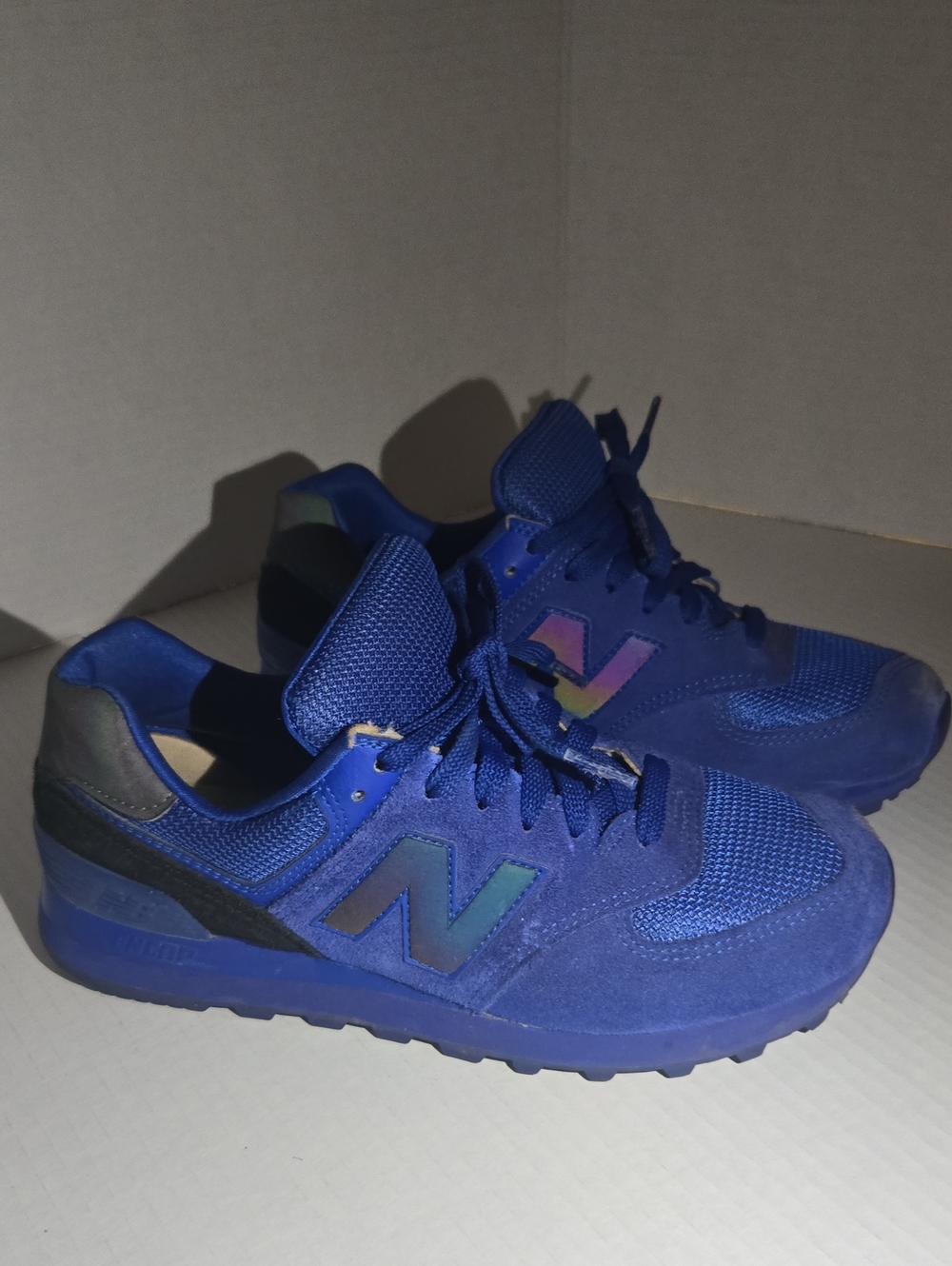 New Balance Women's Royal Blue Sneakers with Black Accents - Picture 4 of 4